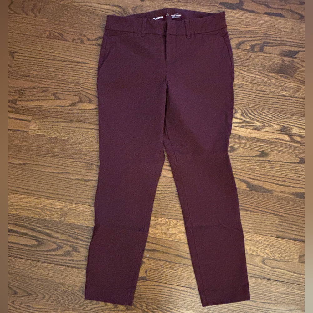 Burgundy Dress Pant Size 2 Petite